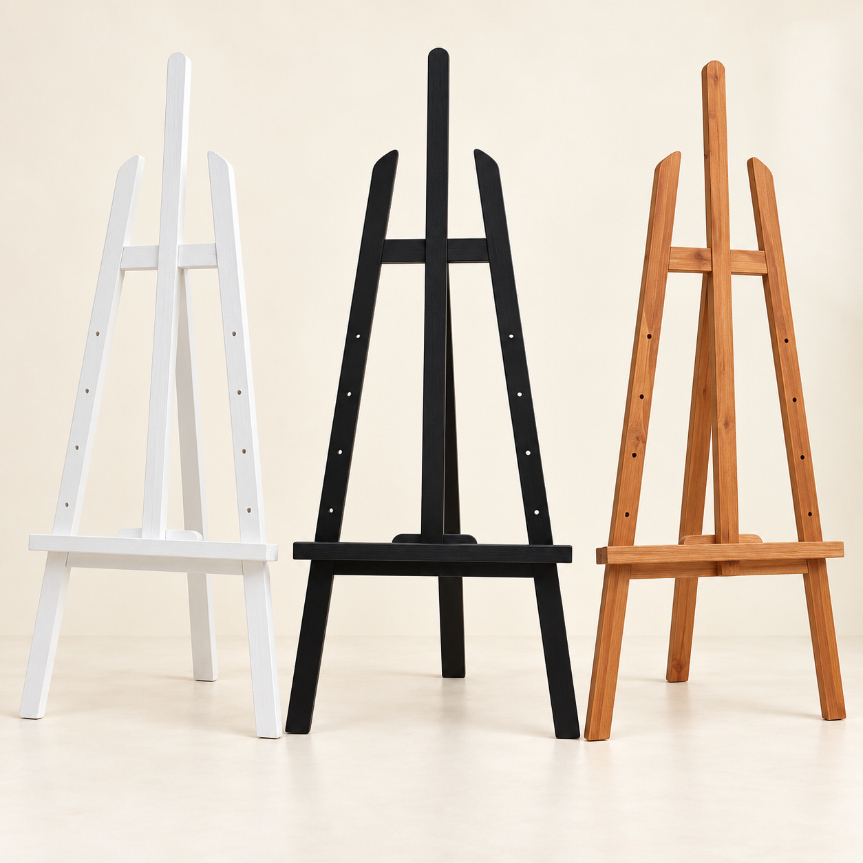 Giá vẽ sơn cánh dán 130cm dùng để trưng bày tranh