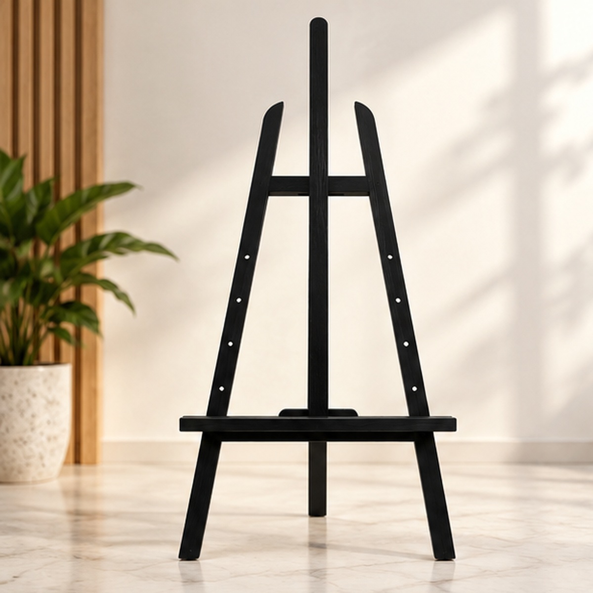Giá vẽ tranh sơn đen cao 130cm của Nam Khung Tranh