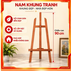 Giá vẽ tranh sơn cánh dán cao 90cm